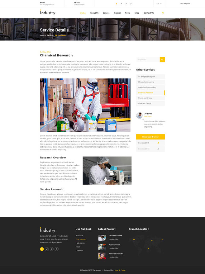 工業類機構官網設計參考 工程機械、工廠類企業官網設計精選