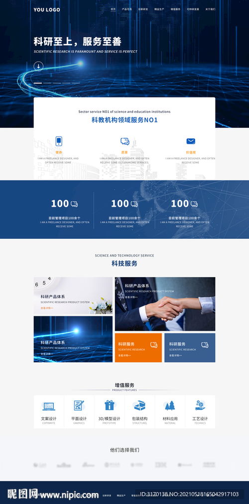 科技大數據企業(yè)培訓學校網站設計 淘寶裝修模板與網頁界面設計的融合